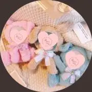 503】ぬい服 15〜16センチ 着ぐるみおすわりチェックくまさん