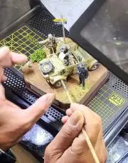 バルバロッサ作戦 ドイツ軽戦車 38(t) F型 ミリタリー ジオラマ