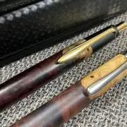 工房楔 黒柿孔雀杢ペンシル楔 固定式口金 - メルカリ