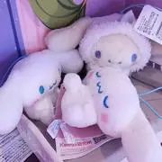 サンリオ シナモロール マスコットホルダー ぬいぐるみ スノー
