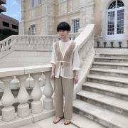 Eaphi】 wave short bustier beige - メルカリ