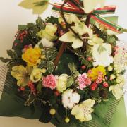 チェスティ 花刺繍 ワンピース 白黒 モノトーン 平愛梨着用