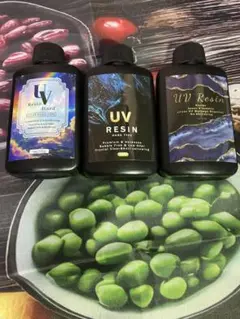 UVレジン液　300g ハード　300ml 透明　混ぜる必要なし　匂い少ない