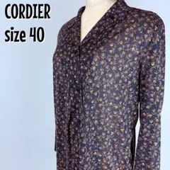【0054】CORDIER 花柄 シャツ スカート 上下セット サイズ 40