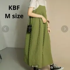 KBF スパゲッティストラップキャミワンピース
