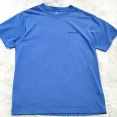 【匿名配送】モンベル　mont-bell　半袖ロゴTシャツ　ブルー　M