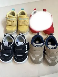 ベビーシューズセット ニューバランス ASICS IFME 3 足