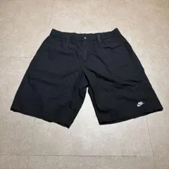 Nike ハーフパンツ　黒　ブラック　青　L