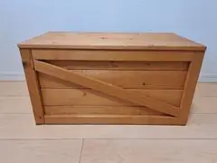 木製　ウッド 収納ボックス　蓋付き