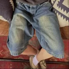 YOLO ハーフデニムパンツ　XL