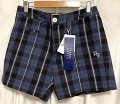 PEARLY GATES チェック柄ショートパンツ、未使用品