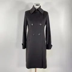 【カシミヤ100%】セオリーリュクス ロング コート アルスター ブラウン 茶色