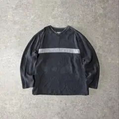 90s セントジョーンズベイ VネックロンT 長袖Tシャツ JCペニー グレー