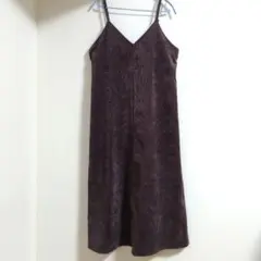GU キャミソール ロングワンピース Lサイズ
