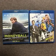【Blu-ray】 マネーボール、特攻野郎Aチーム無敵バージョン　2枚セット