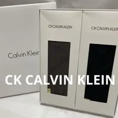 未使用　カルバンクライン　CK CALVIN KLEIN　靴下2足組　日本製