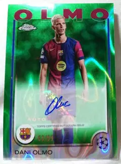 ダニ オルモ dani olmo サイン auto topps panini