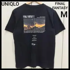 ユニクロ × ファイナルファンタジー 35th Tシャツ 黒　ブラック　M