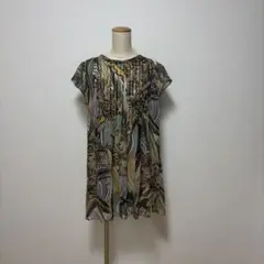 GIANNI LO GIUDICE MILANO 総柄 ブラウス 40
