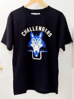 M-11　CHALLENGER チャレンジャー ウルフ柄 　半袖Tシャツ
