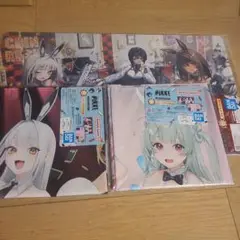 ニケ　NIKKE 一番くじ　C賞ビジュアルクロス2点、E賞プレイマット