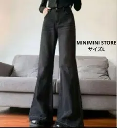 MINIMINISTORE ミニミニストア　デニム　ブーツカット　L