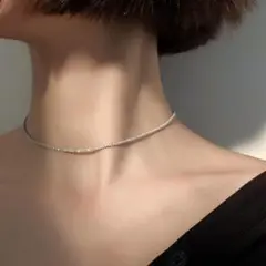 ジプソフィラ ネックレス S925 40cm 鎖骨 美ライン