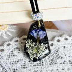 No.3034★ハンドメイド★新作♡フラワーレジンネックレス
