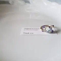 *忘れな草×bullion*clear×people ワイヤーリング