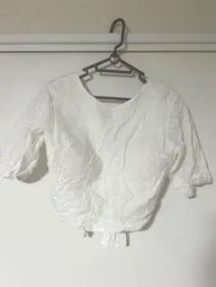 GRL バックオープントップス ホワイト