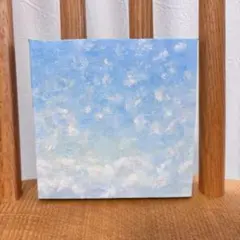 【空のうつろひ】　アクリル画　原画　一点物　空