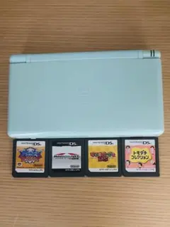 ニンテンドーDS Lite ミントグリーン ゲーム4本付き