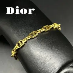 希少✨極美品✨Christian Dior ブレスレット CDロゴ GPゴールド 極美品】Dior✨ブレスレット CDロゴ GPメッキ ゴールド m212