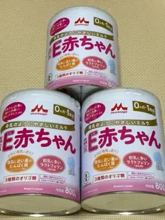 E赤ちゃん 粉ミルク 800g×3缶