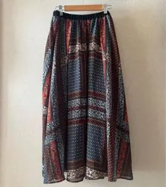 AZUL by MOUSSY エスニック　ロングスカート Sサイズ