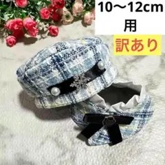 訳あり【水色セット】ぬい服 10cm 用 帽子 ポンチョ セット ぬいぐるみ服