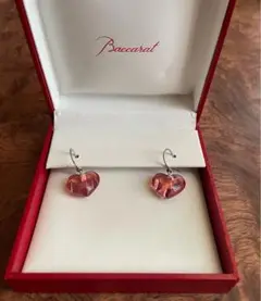 Baccarat バカラ フックピアス パープル 楽天市場】バカラ ピアスの通販