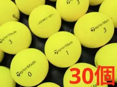 テーラーメイド DISTANCE+SOFT 2019年式 30個　マットイエロー