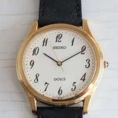 稼働品 セイコードルチェ SEIKO DOLCE 腕時計5E61-OA90
