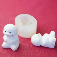 ハンドメイド シリコンモールド 脂肪ちゃん（ジバンイ） 2D