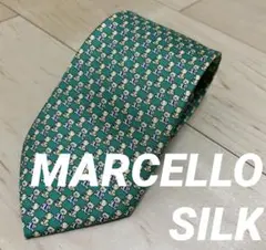 美品　MARCELLO SILK メンズ ネクタイ おしゃれ