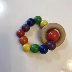 カラフル木製ラトル