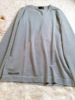 23区 ニジュウサンク Smooth FiT 　レディース ボーダー　L