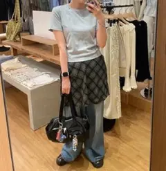 Discoat　コンパクトTシャツ/サックスブルー