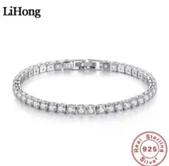 LiHong 925スターリングシルバー ブレスレット