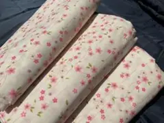 ハンドメイド綿のような素材　手作りいろいろに5m× 3組KOWA