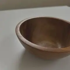 ウッドボウル　ウォールナット　木製　うつわ　ヴィンテージ　鉢