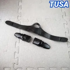 ★未使用 TUSA ツサ フィンストラップ ベルト バックル 黒 ダイビング