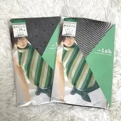 FUKUSUKE -ish ストッキング M-L 2足セット