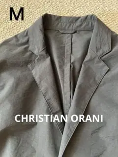 CHRISTIAN ORANI 黒 テーラード テックジャケット　Ｍ　新品タグ付